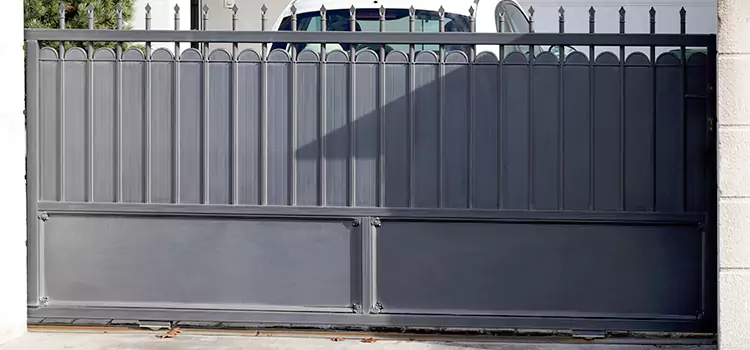 Metal Driveway Gate Installation Magna